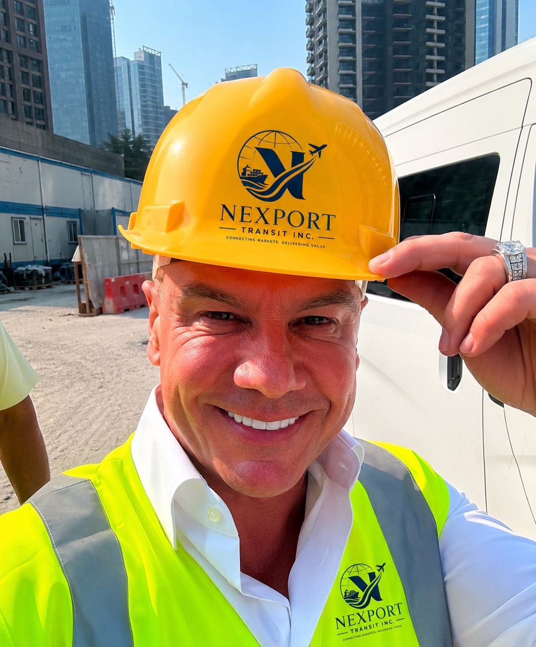 NexPort Transit site manager on a construction project